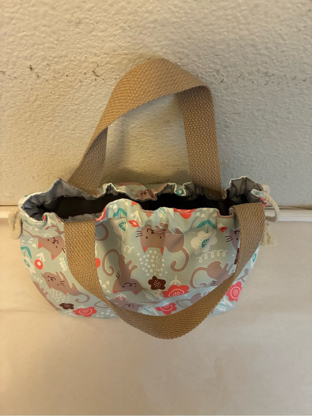 Cat drawstring bag - Picture 2 of 4
